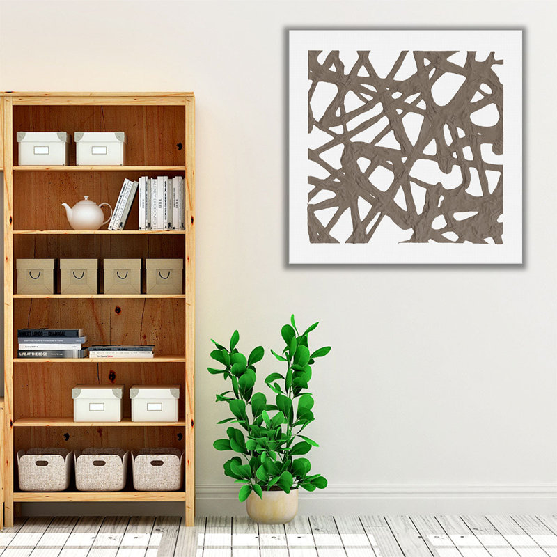 Casting the net III - reproduction d'art sur toile, H 12 po x l 12 po