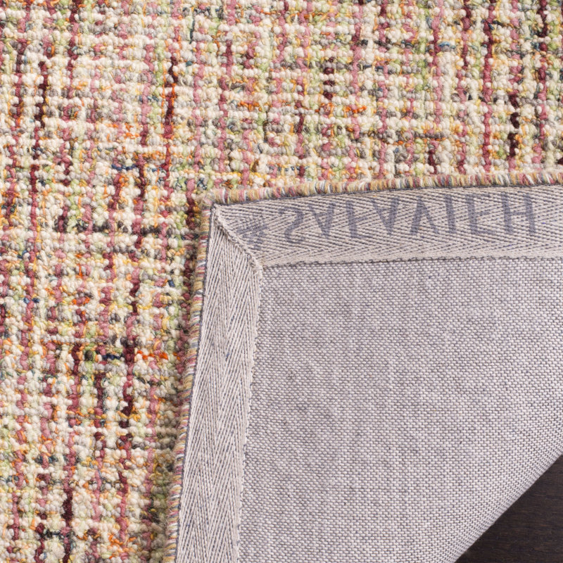 Burchett Hand Tufted Wool Rug, Rectangle 5' x 8'