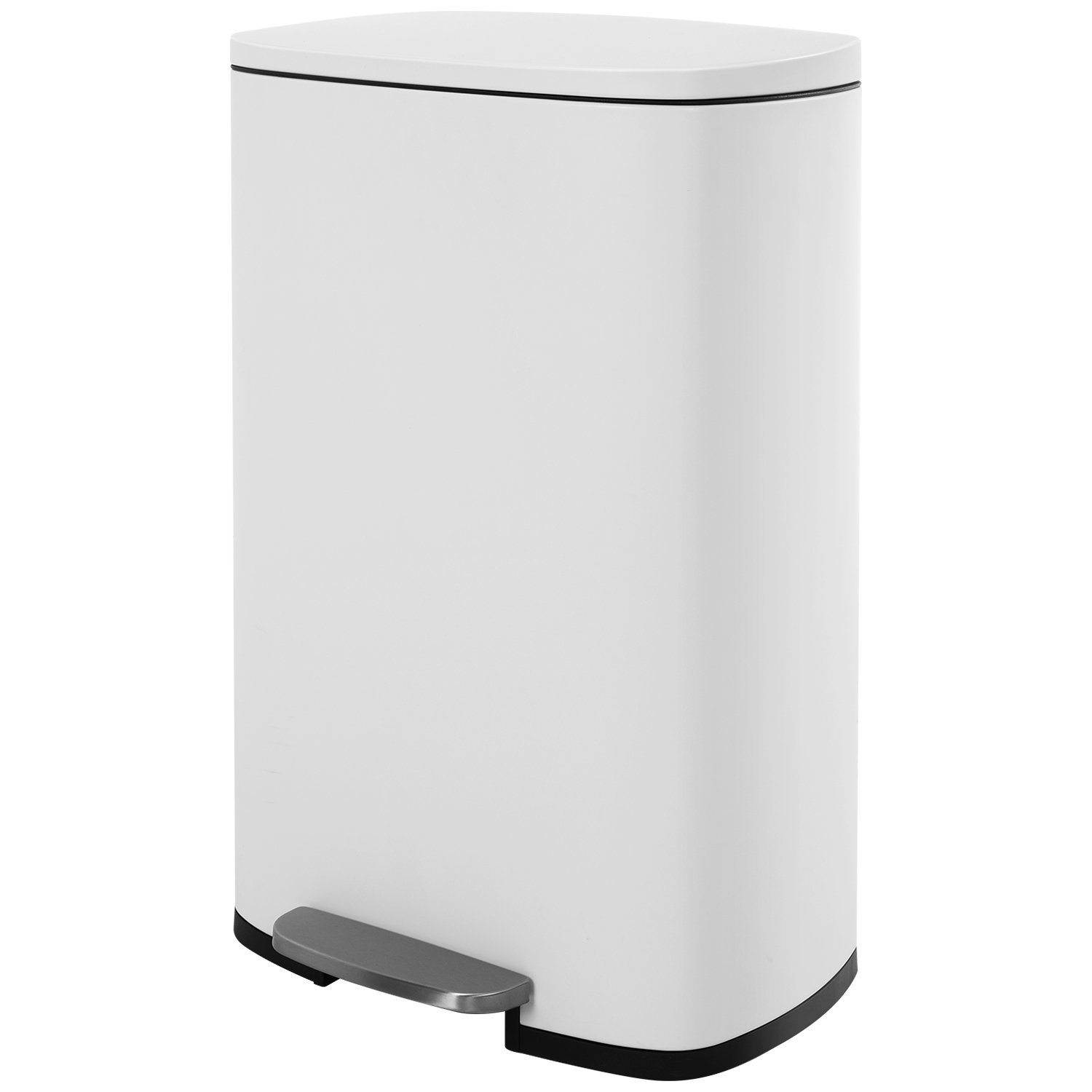 FDW 13 Gallon(50L) Trash Can, Fingerprint Proof Stainless Steel Kitchen ...