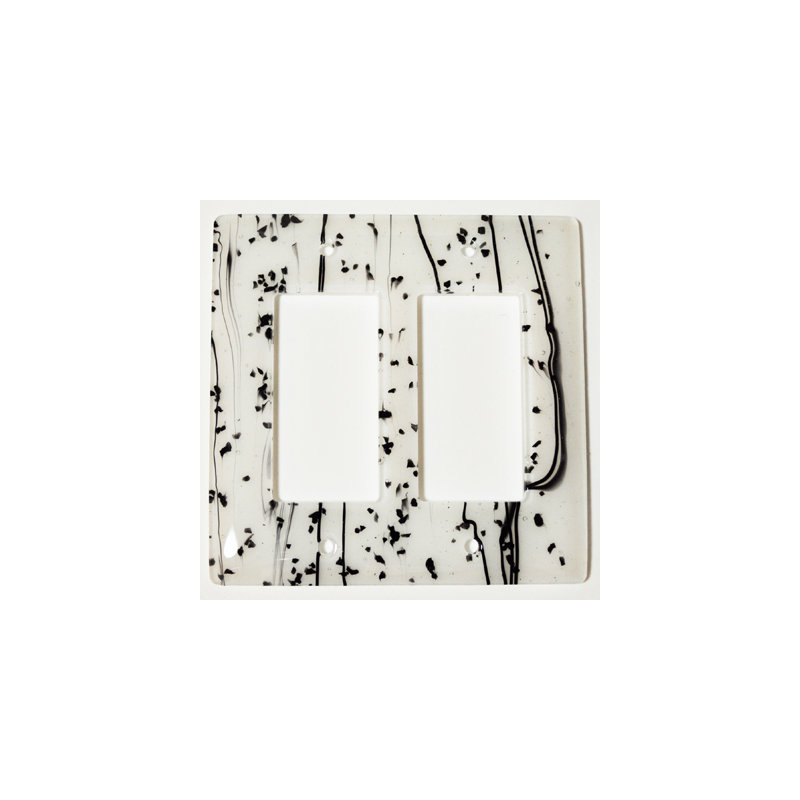 Mardi Gras 2-Gang Rocker Wall Plate