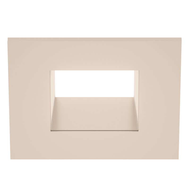 Garniture encastrée réglable 3 po Eco-Downlight, Or brossé