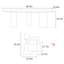 Ensembles de table de salle à manger ovales simples et luxueux-104582171