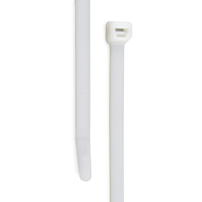 8" 120lb Light Heavy-Duty Cable Tie 100/bag, Natural