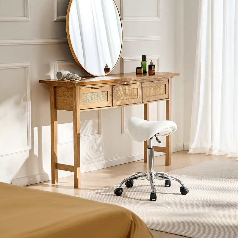 Tabouret Saddle, Blanc / Blanc