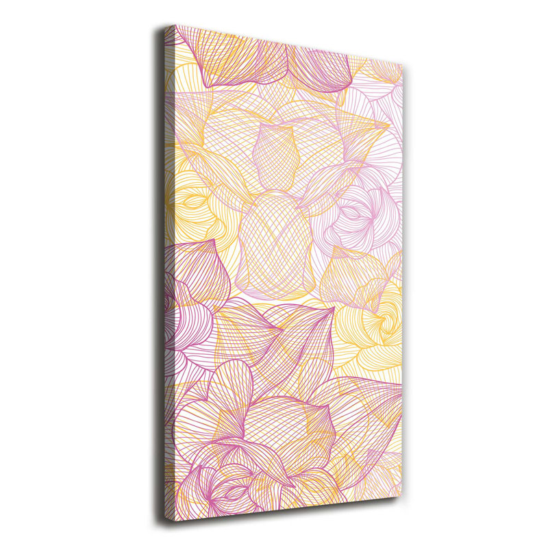 Flowers - Wrapped Canvas Print