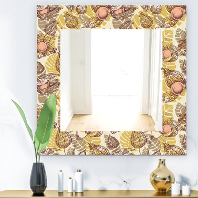 Miroir mural éclectique Vintage Physalis Drawing