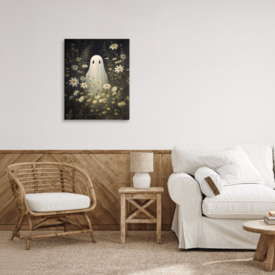 Toile Daisy Field Ghost, design par LSR Design Studio