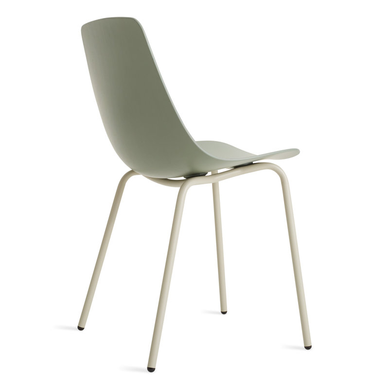 Racer Dining Chair, Gray Green