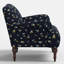 Fauteuil Bristol bleu marine Ditsy Dahlia-139336526-139336527