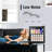 55-Can Beverage Refrigerator & Cooler With Double Glass Door, Touch Control Buttons, For Home/Office/Bar