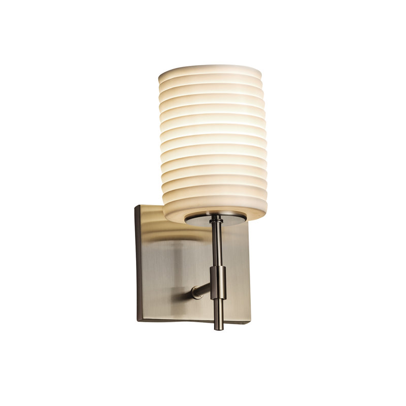 Darrien LED Armed Sconce, Matte Black