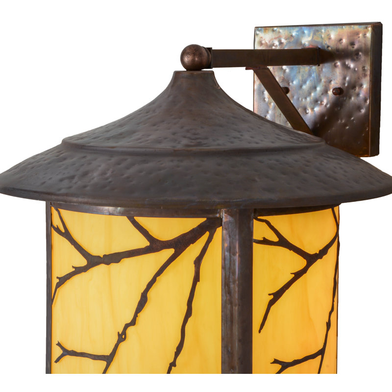 Lanterne murale d'extérieur 1 lumière Thanos, H 23,5 po x l 16 po x P 20 po