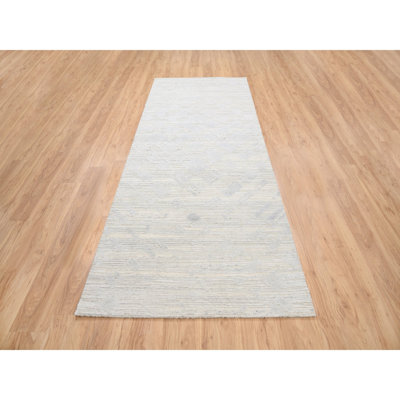 Paddy One-of-a-Kind Runner 4'1" X 10'1" New Age Runner Area Rug in Ivory