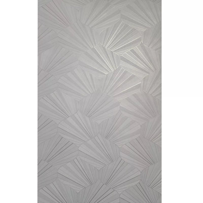 Geo Wave Drop Mocha Tan Cream Brass Metallic Lines Textured Wallpaper 3d