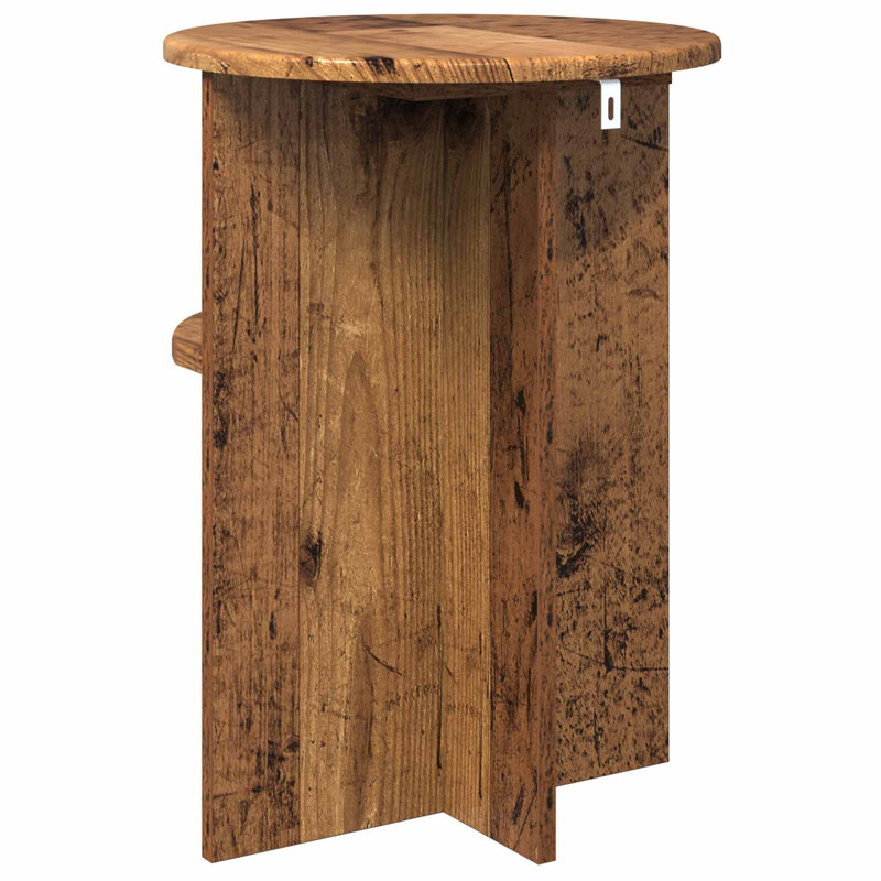 End Table, Old Wood