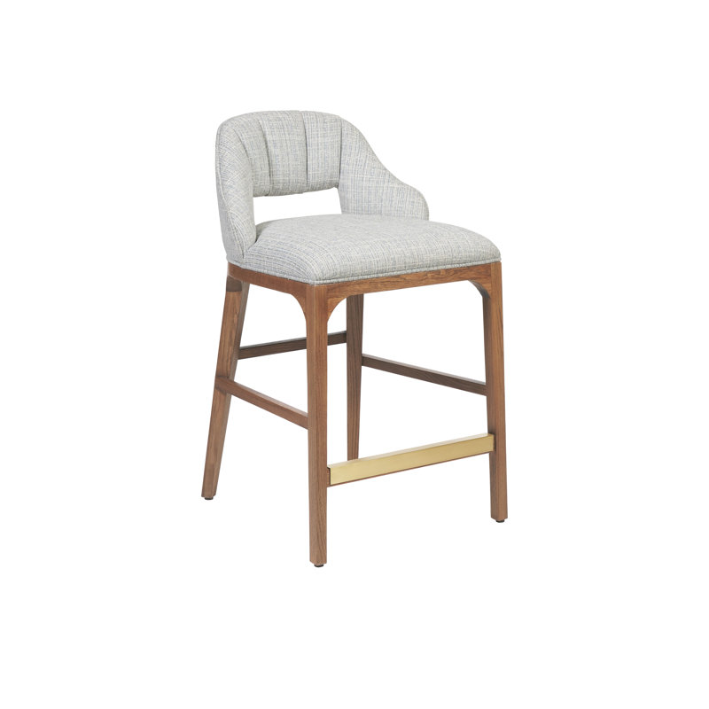 Inga Upholstered Bar Stool, Counter Stool (26" Seat Height)