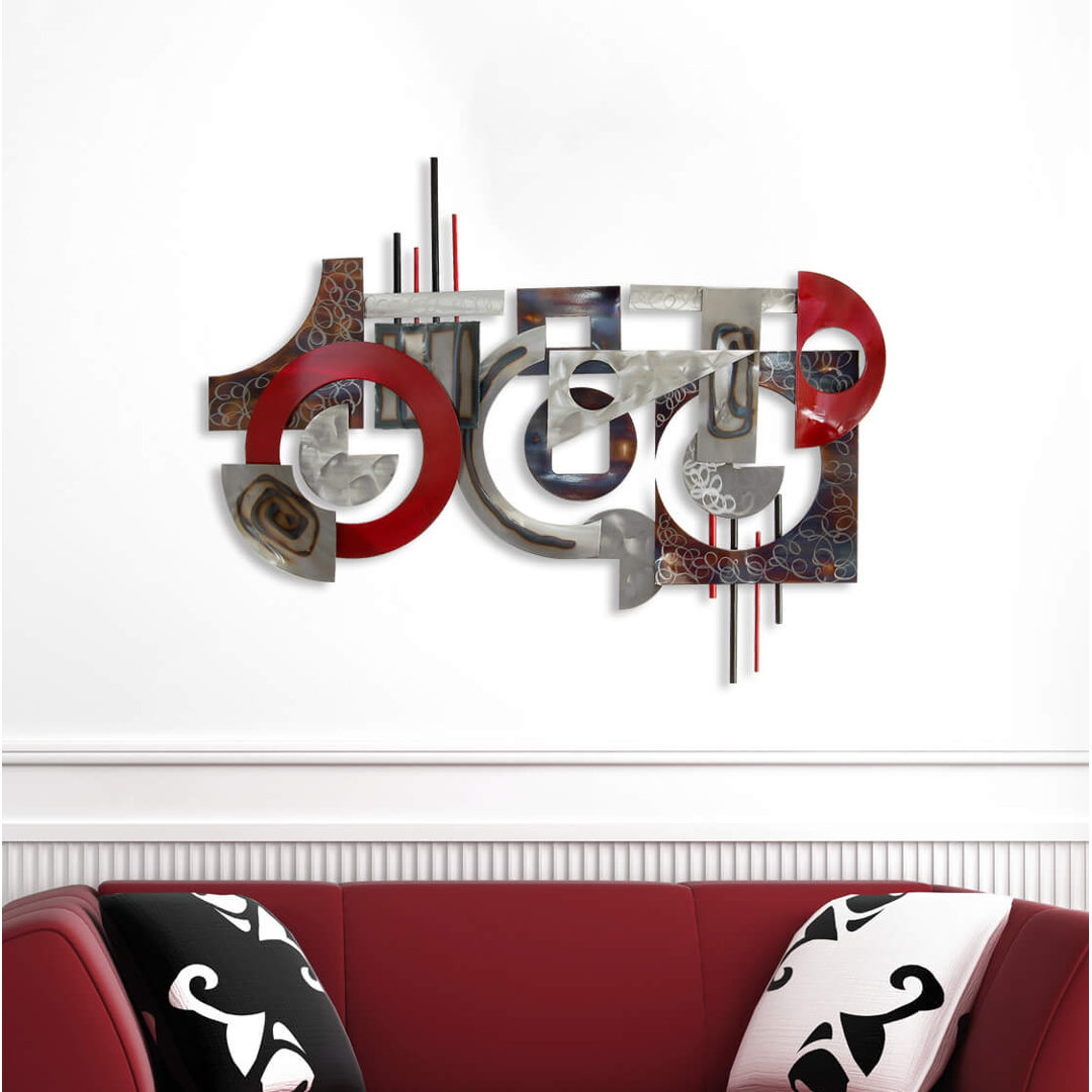 Composition Metal Painting Wall Décor