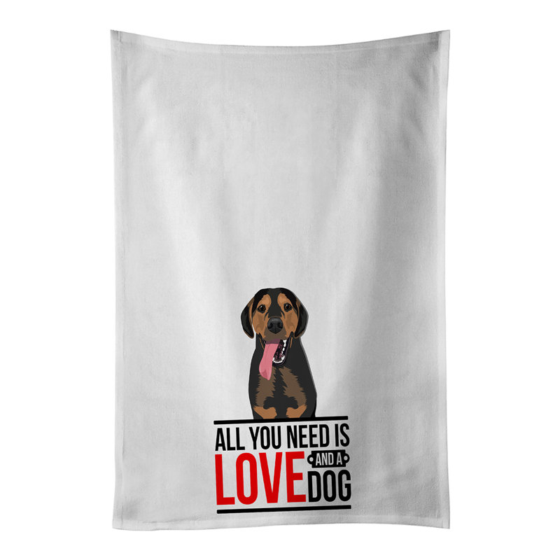 Ensemble de 2 serviettes de cuisine Rottweiler
