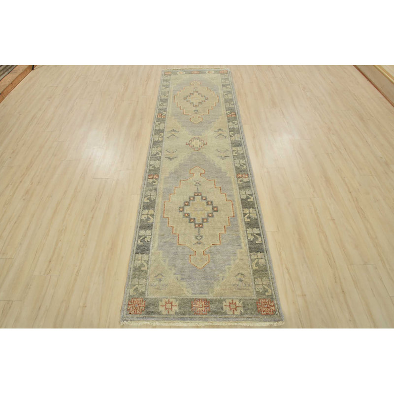 Tapis unique gris de 3 pi 1 po x 9 pi 11 po