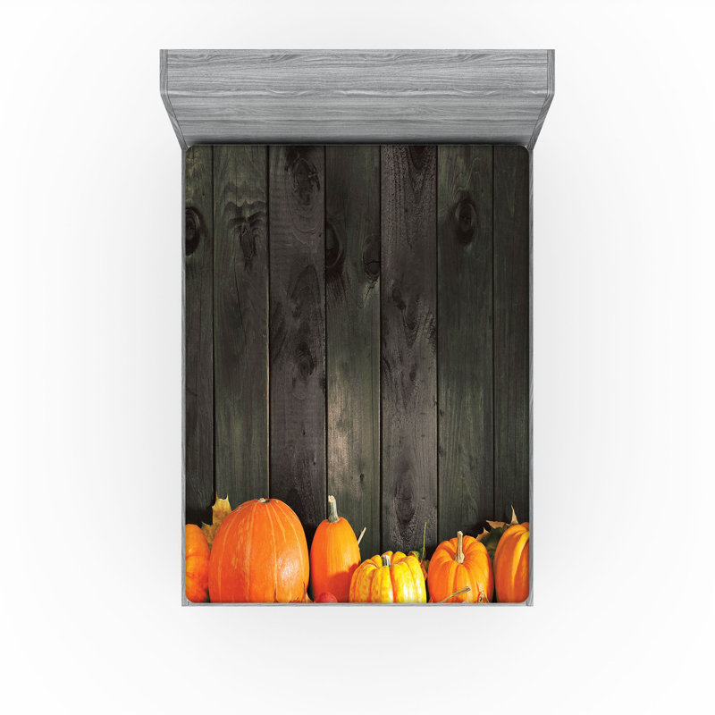Ensemble de 2 draps-housse Ambesonne Harvest, Drap-housse de taille double
