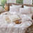 MooMee Striped Duvet Cover Set 100% Washed Cotton Linen Like Textured-105229475-117586338