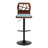 Laurenzio Swivel Upholstered Adjustable Height Counter Stool with Metal Frame-93570924-93570923