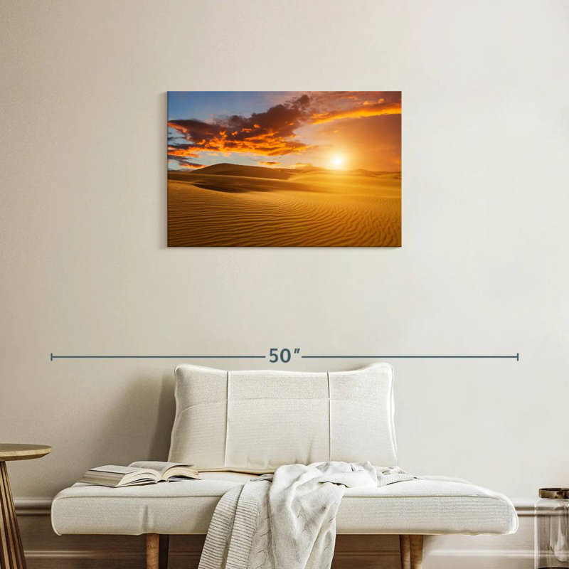 Alvord, désert du Sahara, coucher de soleil, H 20 po x l 30 po