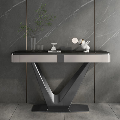 Italian-style light luxury high-end console table