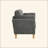 Modern Minimalist 2-Seater Sofa