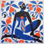 Beautiful posture - Blue Abstract