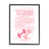 Giclée encadrée noir minuit