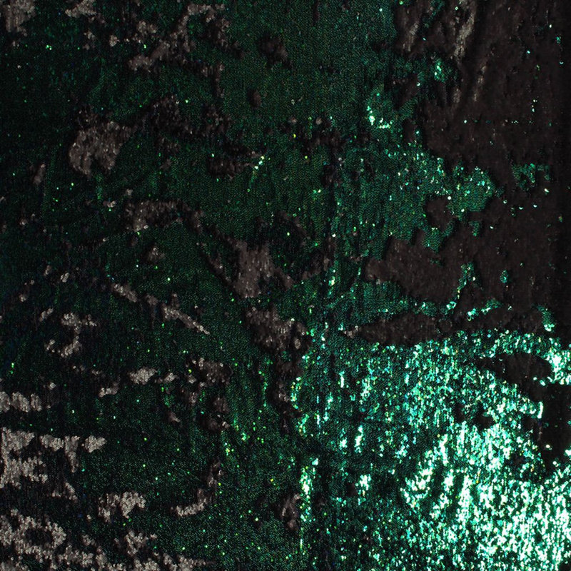 Tout ce tissu glitters Luxe, Paon