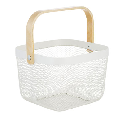 Latitude Run Mesh Tote With Bamboo Handle