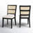 19'' H Leather Upholstered Armchair-370296030