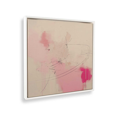 «Whispers Of Pink Sands V2 (Square) sur toile» par Golden Glow Interiors