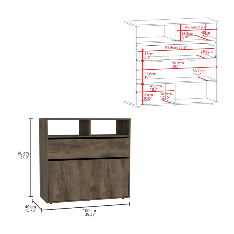 Stemple 100 cm W Chest of Drawers