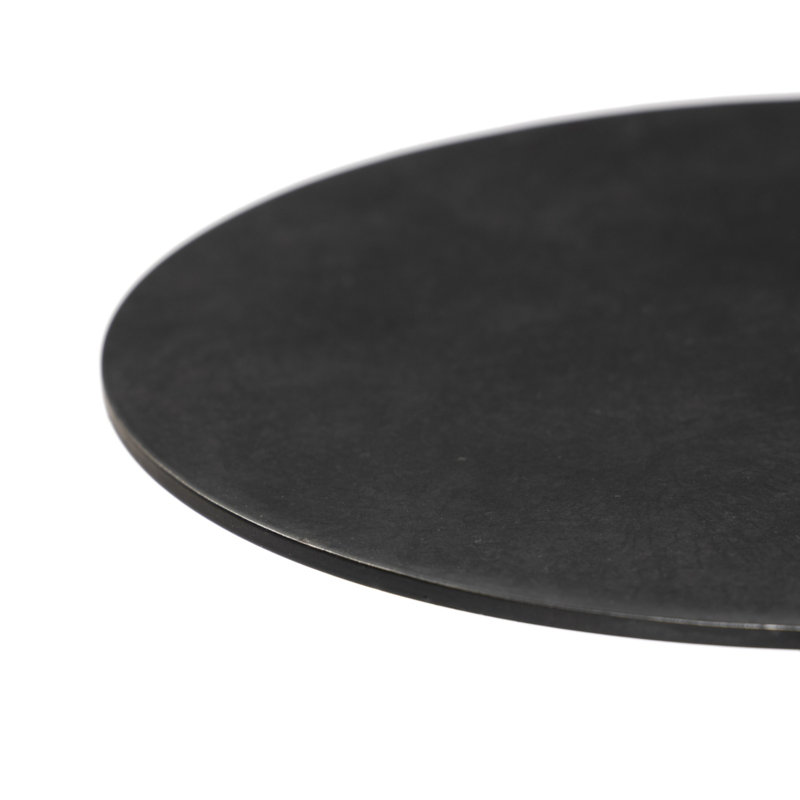Jocelyn End Table, Raw Black