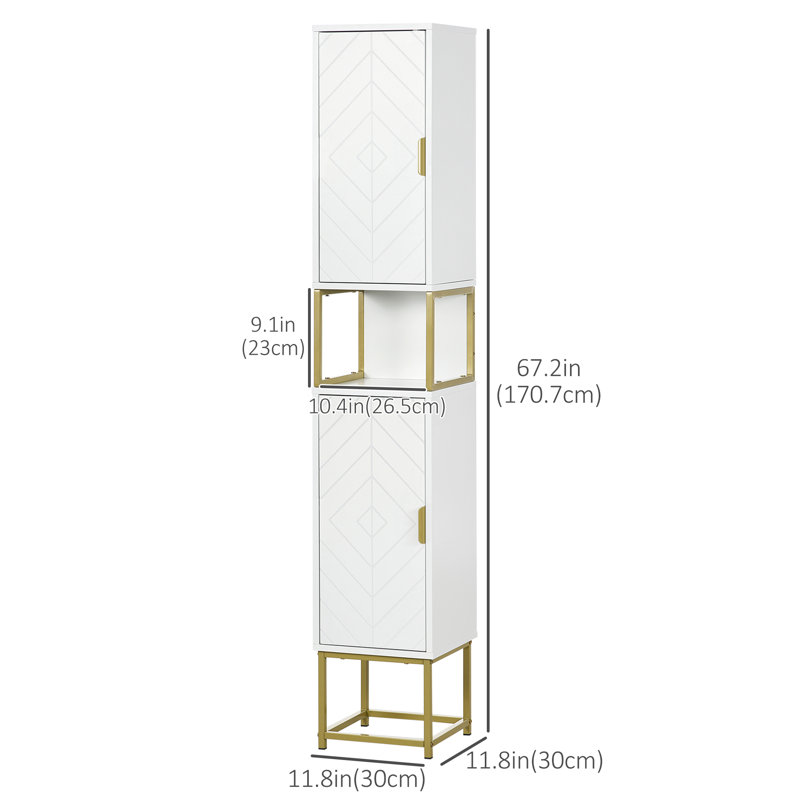 Armoire à linge autoportante Koltin
