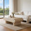 Table basse à plateau relevable avec rangement caché-1184028062