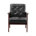Gloss Black Faux Leather