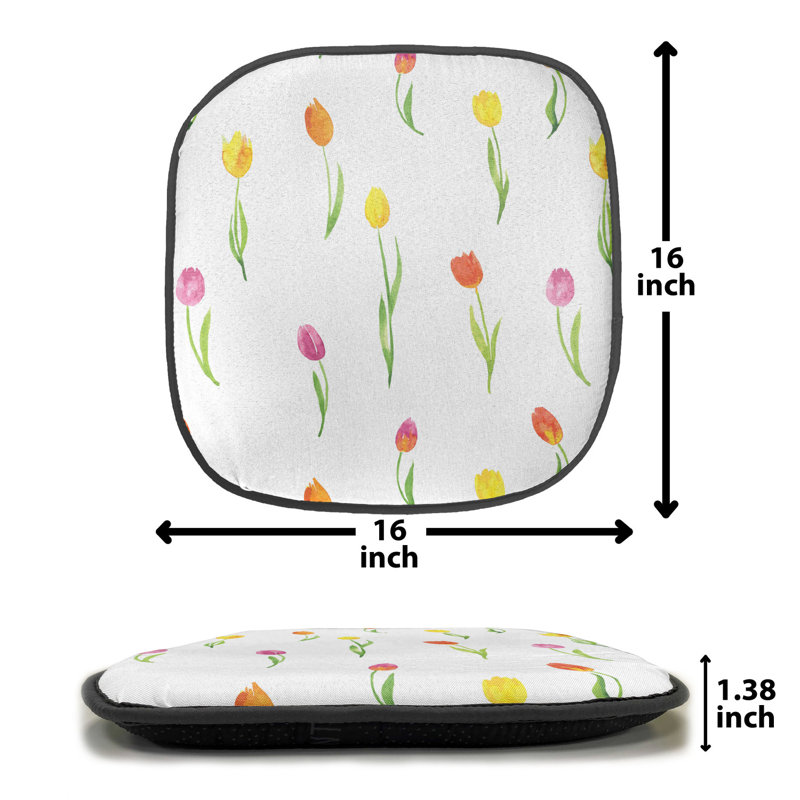 Outdoor 1.38'' Dining Chair Seat Cushion