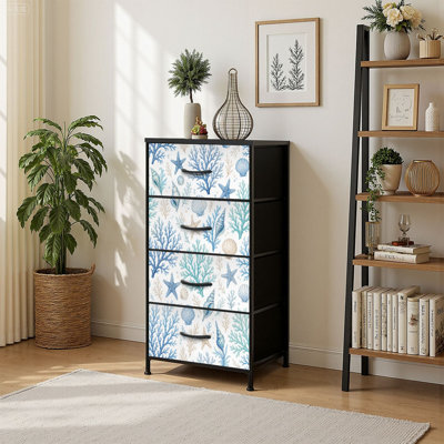 Commode de rangement verticale 4 tiroirs
