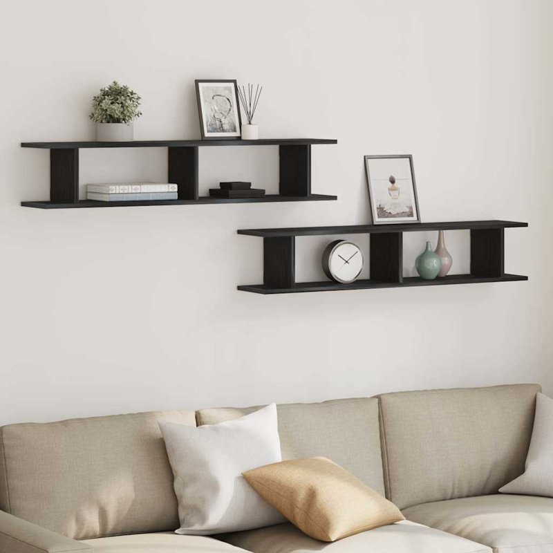 Averyonna 2 Piece, Black, 20cm H x 105cm W x 18cm D