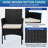 Andryshak 2 - Person Patio Conversation Set with Cushions