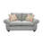Porter Designs Oasis Transitional Loveseat, Gray