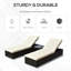Aymelia 195cm Long Reclining Single Chaise with Cushions