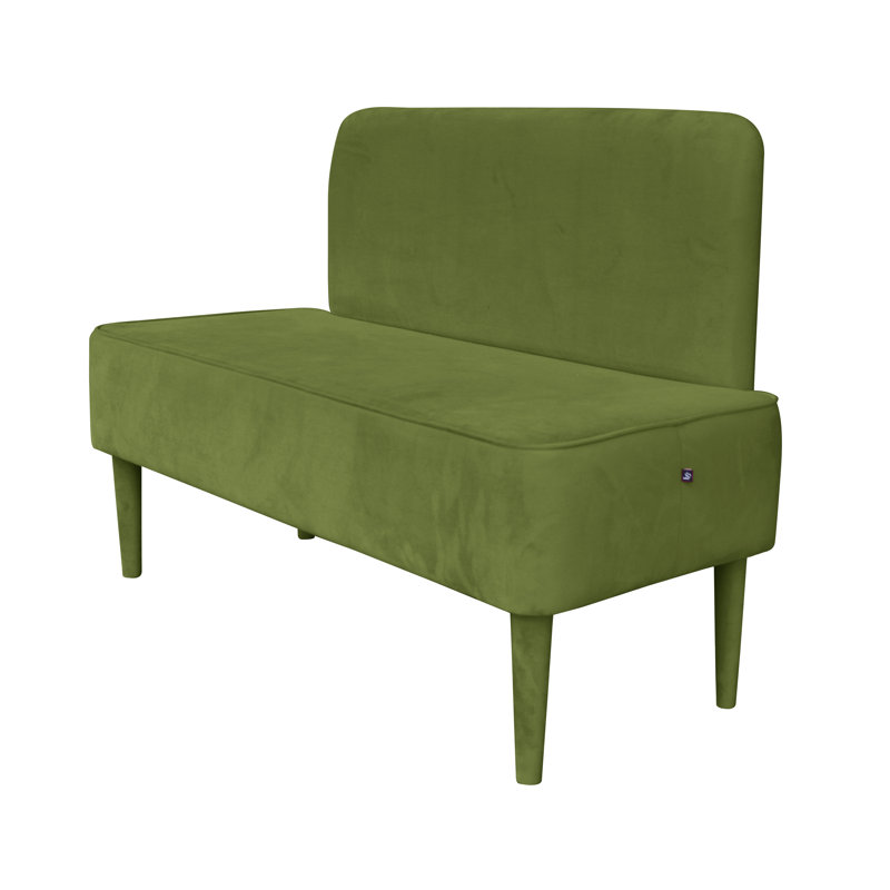 Pastel Upholstered Bench, Lime