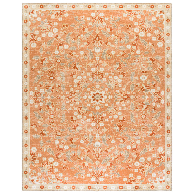 Tapis floral performance lavable en machine MSRW 184, Rectangulaire 8 pi x 10 pi
