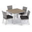 Chaise de patio avec coussin Argento-1187579776