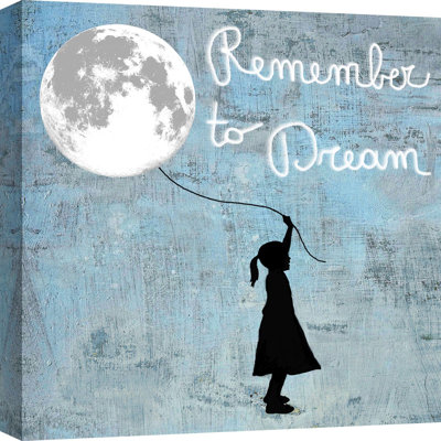 Remember To Dream by Masterfunk Collective - Wrapped Canvas Print